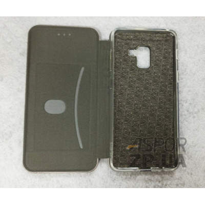 Чохол-книжка Aspor leather для Samsung A8 2018/A530- графітовий
