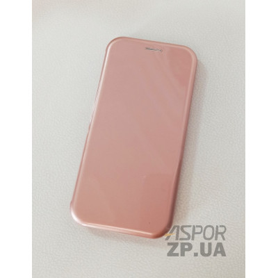 Чохол-книжка Aspor глянсовий пластик для Samsung S9 Plus- рожеве золото