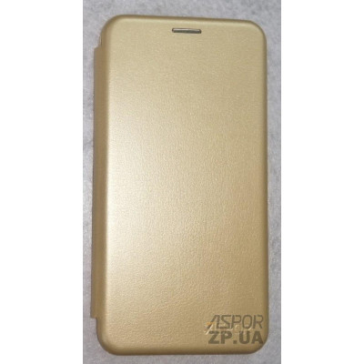 Чохол-книжка Aspor leather для Huawei Y6 Prime 2018- золотий Чохол-книжка Aspor leather для Huawei Y6 Prime 2018- золотий