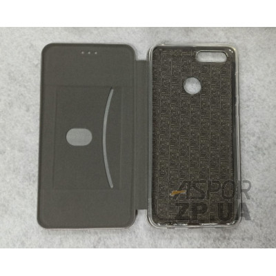 Чохол-книжка Aspor leather для Huawei Honor 7X- графітовий