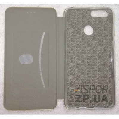 Чохол-книжка Aspor leather для Huawei Honor 7X- золотий