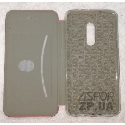 Чохол-книжка Aspor leather для Meizu 15- бордовий
