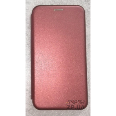 Чохол-книжка Aspor leather для Meizu 16- бордовий Чохол-книжка Aspor leather для Meizu 16- бордовий