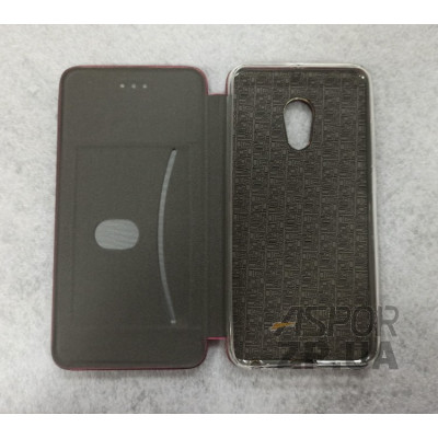 Чохол-книжка Aspor leather для Meizu Pro 6- бордовий