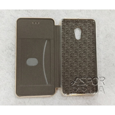 Чохол-книжка Aspor leather для Meizu Pro 6- золотий