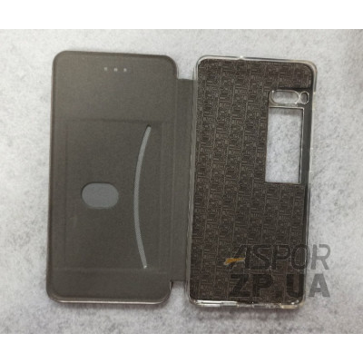 Чохол-книжка Aspor leather для Meizu Pro 7- графітовий