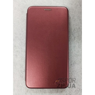 Чохол-книжка Aspor leather для Meizu Pro 7 Plus- бордовий Чохол-книжка Aspor leather для Meizu Pro 7 Plus- бордовий