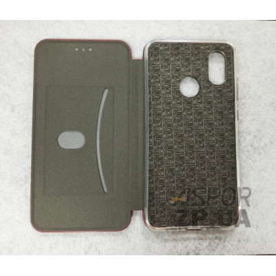 Чохол-книжка Aspor leather для Xiaomi Mi 8- бордовий