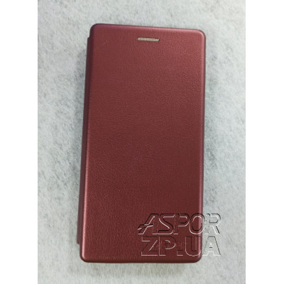 Чохол-книжка Aspor leather для Xiaomi Mi 8 SE- бордовий Чохол-книжка Aspor leather для Xiaomi Mi 8 SE- бордовий