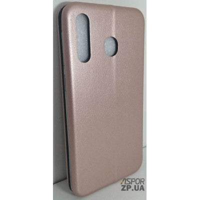 Чохол-книжка Aspor leather для Samsung M30/M305- рожеве золото