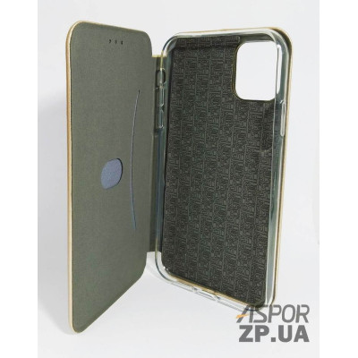 Чохол-книжка Aspor leather для iPhone 11 Pro- золотий