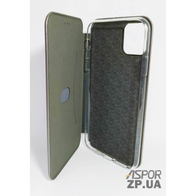 Чохол-книжка Aspor leather для iPhone 11 Pro Max- графітовий