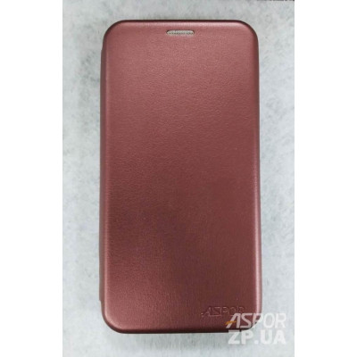 Чохол-книжка Aspor leather для Xiaomi Redmi Note 8- бордовий Чохол-книжка Aspor leather для Xiaomi Redmi Note 8- бордовий