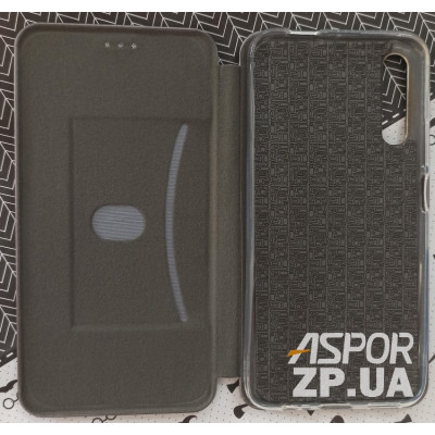 Чохол-книжка Aspor leather для Huawei P Smart Pro- графітовий
