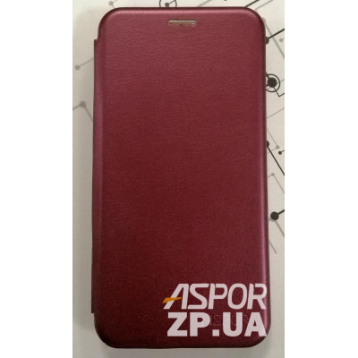Чохол-книжка Aspor leather для Xiaomi Mi Note 10/Mi Note 10 Pro- бордовий Чохол-книжка Aspor leather для Xiaomi Mi Note 10/Mi Note 10 Pro- бордовий
