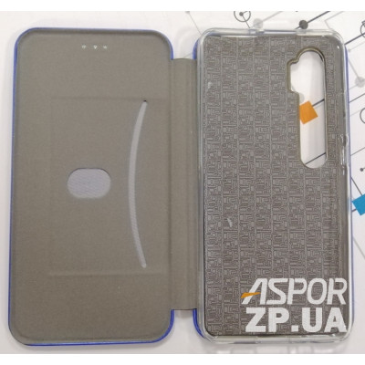 Чохол-книжка Aspor leather для Xiaomi Mi Note 10/Mi Note 10 Pro- синій