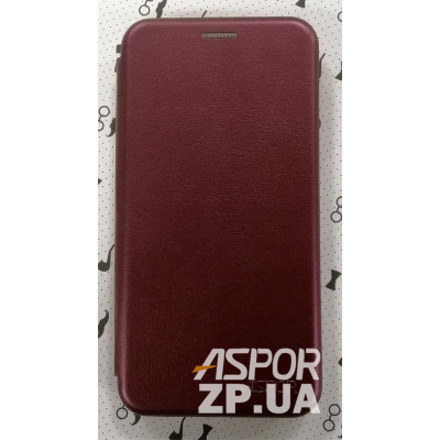 Чохол-книжка Aspor leather для Xiaomi Mi Note 10 Pro/Mi Note 10- бордовий Чохол-книжка Aspor leather для Xiaomi Mi Note 10 Pro/Mi Note 10- бордовий