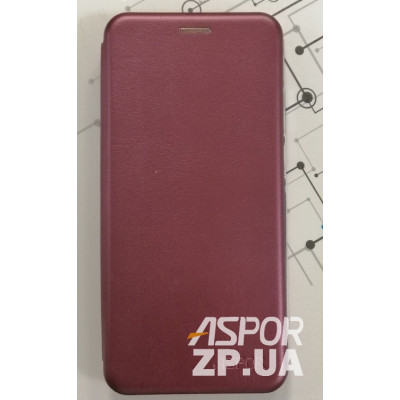 Чохол-книжка Aspor leather для Xiaomi Redmi K30/Poco X2- бордовий Чохол-книжка Aspor leather для Xiaomi Redmi K30/Poco X2- бордовий