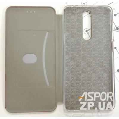 Чохол-книжка Aspor leather для Xiaomi Redmi K30/Poco X2- бордовий