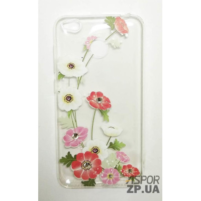 Накладка OuCase for Aspor Swarowski для Xiaomi Redmi 4X- Квіти різнокольорові Накладка OuCase for Aspor Swarowski для Xiaomi Redmi 4X- Квіти різнокольорові