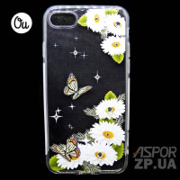 Накладка OuCase for Aspor Swarowski для iPhone 6- Ромашки Накладка OuCase for Aspor Swarowski для iPhone 6- Ромашки