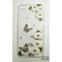Накладка OuCase for Aspor Swarowski для iPhone 7 Plus/8 Plus- Ромашки Накладка OuCase for Aspor Swarowski для iPhone 7 Plus/8 Plus- Ромашки