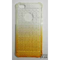 Накладка OuCase for Aspor Crystal drop для iPhone 5 градієнт- жовтий