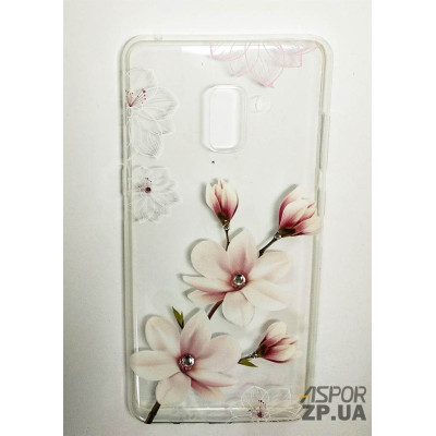 Накладка OuCase for Aspor Swarowski для Samsung A8 Plus/A730- Сакура Накладка OuCase for Aspor Swarowski для Samsung A8 Plus/A730- Сакура