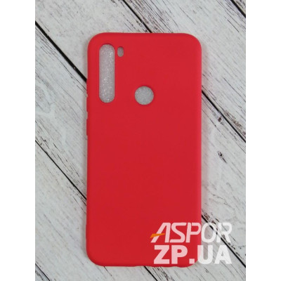 Накладка (з мікрофіброю) Aspor Silicone Full для Xiaomi Redmi Note 8- червоний Накладка (з мікрофіброю) Aspor Silicone Full для Xiaomi Redmi Note 8- червоний