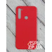 Накладка (з мікрофіброю) Aspor Silicone Full для Xiaomi Redmi Note 8- червоний