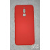 Накладка (з мікрофіброю) Aspor Silicone Full для Xiaomi Redmi 8- червоний