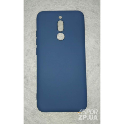 Накладка (з мікрофіброю) Aspor Silicone Full для Xiaomi Redmi 8- синій Накладка (з мікрофіброю) Aspor Silicone Full для Xiaomi Redmi 8- синій