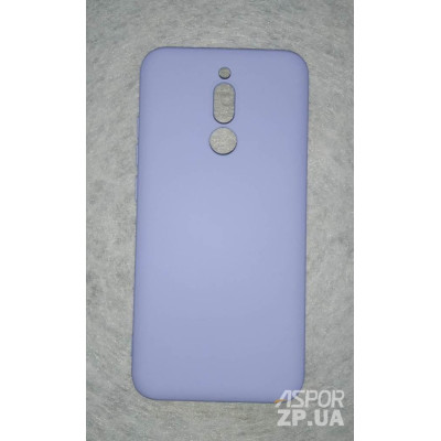 Накладка (з мікрофіброю) Aspor Silicone Full для Xiaomi Redmi 8- фіолетовий Накладка (з мікрофіброю) Aspor Silicone Full для Xiaomi Redmi 8- фіолетовий