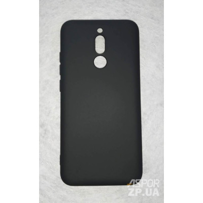 Накладка (з мікрофіброю) Aspor Silicone Full для Xiaomi Redmi 8- чорний Накладка (з мікрофіброю) Aspor Silicone Full для Xiaomi Redmi 8- чорний