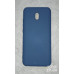 Накладка (з мікрофіброю) Aspor Silicone Full для Xiaomi Redmi 8A- синій