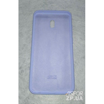 Накладка (з мікрофіброю) Aspor Silicone Full для Xiaomi Redmi 8A- фіолетовий