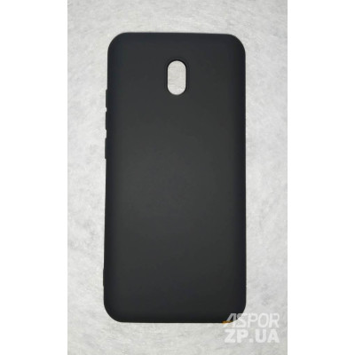 Накладка (з мікрофіброю) Aspor Silicone Full для Xiaomi Redmi 8A- чорний Накладка (з мікрофіброю) Aspor Silicone Full для Xiaomi Redmi 8A- чорний