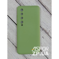 Накладка (з мікрофіброю) Aspor Silicone Full для Xiaomi Mi 10/Mi 10 Pro- салатовий Накладка (з мікрофіброю) Aspor Silicone Full для Xiaomi Mi 10/Mi 10 Pro- салатовий