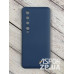 Накладка (з мікрофіброю) Aspor Silicone Full для Xiaomi Mi 10/Mi 10 Pro- синій
