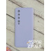 Накладка (з мікрофіброю) Aspor Silicone Full для Xiaomi Mi 10/Mi 10 Pro- фіолетовий