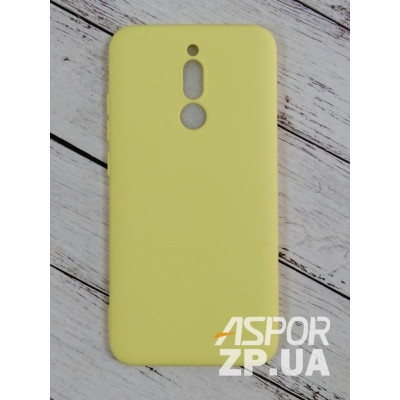 Накладка (з мікрофіброю) Aspor Silicone Full для Xiaomi Redmi 8- жовтий Накладка (з мікрофіброю) Aspor Silicone Full для Xiaomi Redmi 8- жовтий