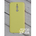 Накладка (з мікрофіброю) Aspor Silicone Full для Xiaomi Redmi 8- жовтий
