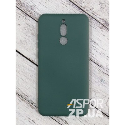 Накладка (з мікрофіброю) Aspor Silicone Full для Xiaomi Redmi 8- зелений Накладка (з мікрофіброю) Aspor Silicone Full для Xiaomi Redmi 8- зелений