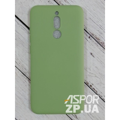 Накладка (з мікрофіброю) Aspor Silicone Full для Xiaomi Redmi 8- салатовий Накладка (з мікрофіброю) Aspor Silicone Full для Xiaomi Redmi 8- салатовий
