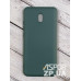 Накладка (з мікрофіброю) Aspor Silicone Full для Xiaomi Redmi 8A- зелений