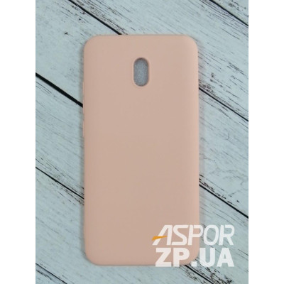 Накладка (з мікрофіброю) Aspor Silicone Full для Xiaomi Redmi 8A- рожевий Накладка (з мікрофіброю) Aspor Silicone Full для Xiaomi Redmi 8A- рожевий