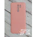 Накладка (з мікрофіброю) Aspor Silicone Full для Xiaomi Redmi 9- рожевий