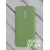 Накладка (з мікрофіброю) Aspor Silicone Full для Xiaomi Redmi Note 8 Pro- салатовий