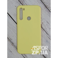 Накладка (з мікрофіброю) Aspor Silicone Full для Xiaomi Redmi Note 8- жовтий Накладка (з мікрофіброю) Aspor Silicone Full для Xiaomi Redmi Note 8- жовтий