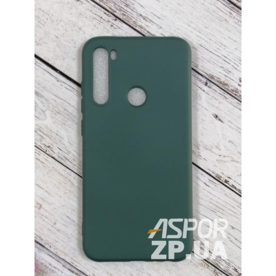 Накладка (з мікрофіброю) Aspor Silicone Full для Xiaomi Redmi Note 8- зелений Накладка (з мікрофіброю) Aspor Silicone Full для Xiaomi Redmi Note 8- зелений